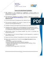 1436 - CareerPDF1 - Genral Instructions To Shortlisted Candidates - Compressed