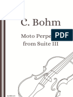 Bohm Moto Perpetuo From Suite III