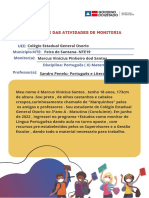 Síntase de Atividades de Monitoria PDF