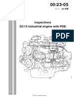 Inspection DC13 Industrial Engine With PDE