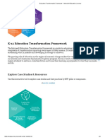 Education Transformation Framework - Microsoft Education Journey