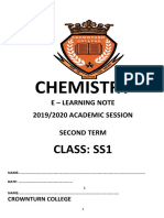SSS 1 E-Note 2nd Term Chemistry