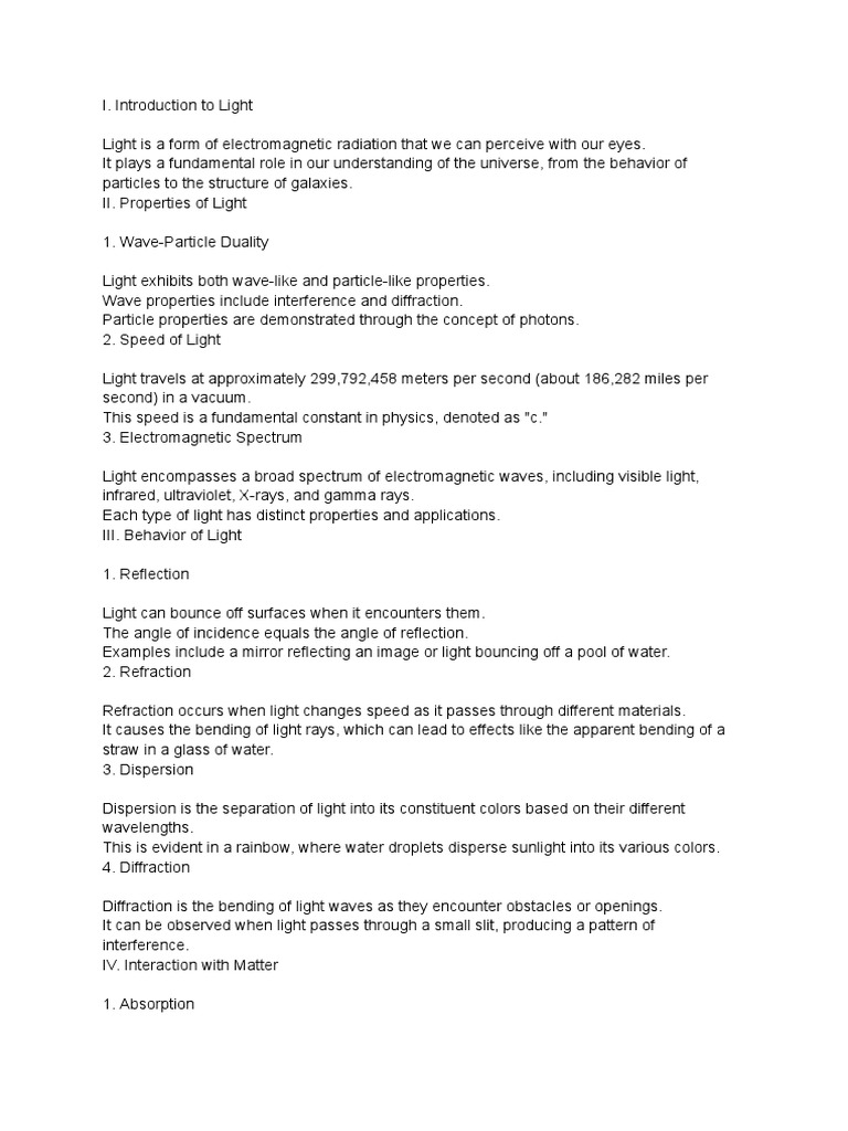 Light Pdf