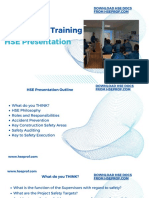 HSE Presentation On Supervisors Training