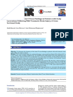 Scalp Laceration and CT Scan Indication