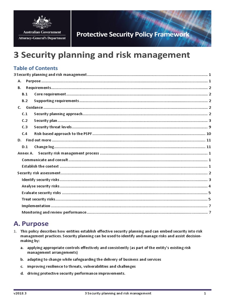 Security Planning for Entities | PDF | Risk | Risk Management