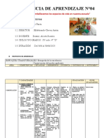 Experiencia de Aprendizaje N°4 D