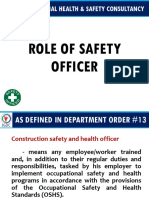 Module 1 - B - ROLE OF SAFETY OFFICER