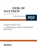 The Book of Matthew