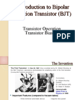 BJT Operation and Biasing