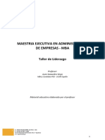 Manual - Taller de Liderazgo - Juan Saavedra Vega
