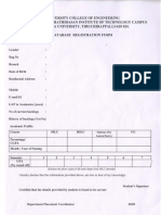 Database Registration Form