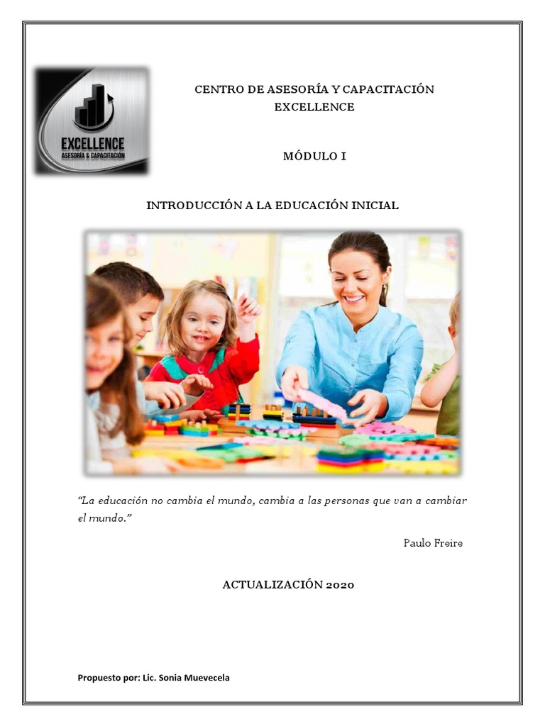 Modulo I AUX | PDF | Cerebro | Educación de la primera infancia
