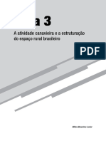 Aula 3 - A Atividade Canavieira e A Estruturação Do Espaço Rural Brasileiro