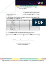 Protocolo de Retorno Às Atividades Extracurriculares - Autorizações