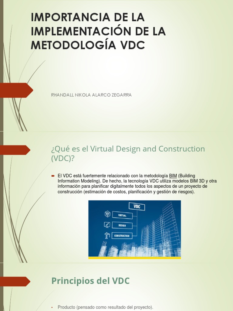 Importancia de La Implementación de La Metodología VDC | PDF | Gestión ...