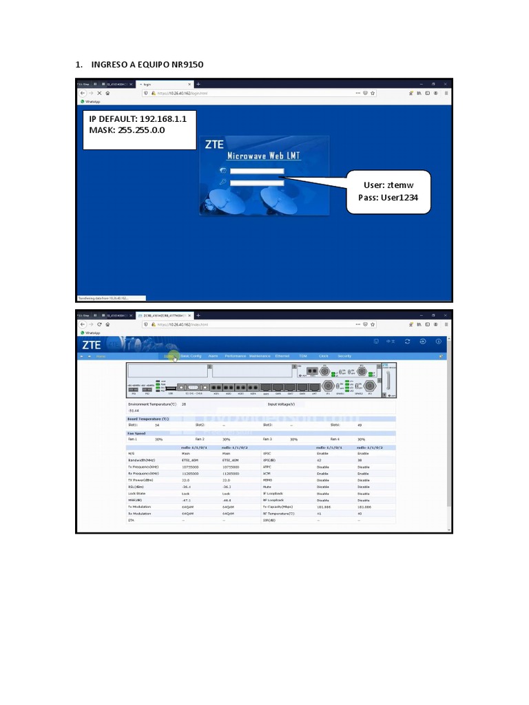 MW ZTE v2.0 (Manual de Configuracion) | PDF