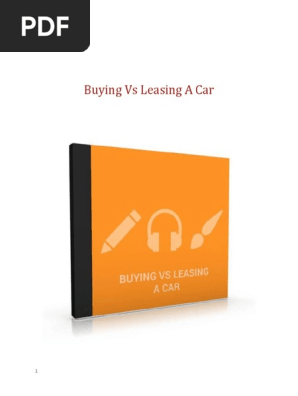Comprando Vs Leasing Car - T