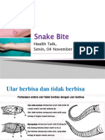 Health Talk Snake Bite 04 September 2023