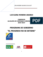 Documento Final Programa de Gobierno Luz Elena