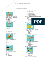 Soal Uts Bahasa Inggris Kelas 2