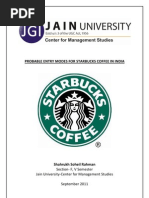 Starbucks India Strategy