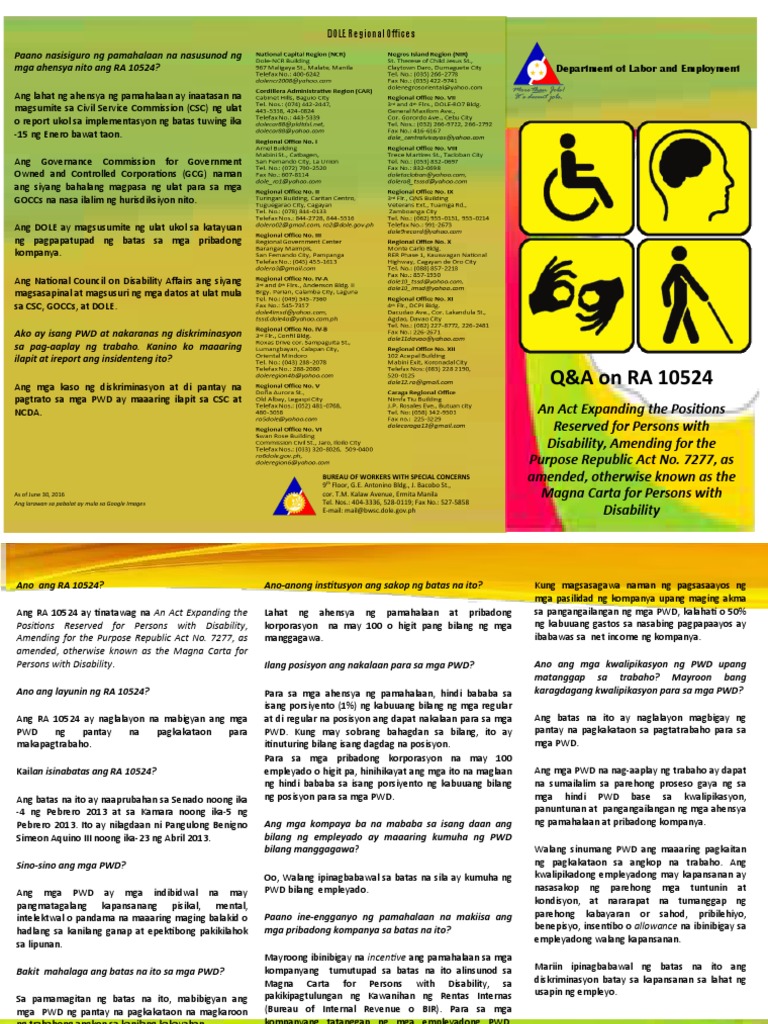 Ra 10524 Qa | PDF