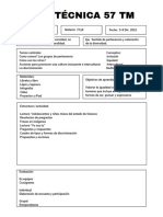 Blanco Formato para Imprimir Simple Plan de Clase 3
