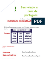 Clase 10 - Pronome Demostrativo