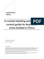 In Market Labelling Guide For Australian Wine Bottled in China
