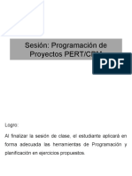 Sesión Programación de Proyectos PERT - CPM Ejemplo