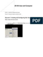 Lab: Creating AD DS User and Computer Accounts
