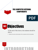 Week 2 Computer Internal Components