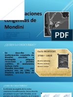 Malformaciones Congénitas de Mondini