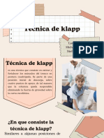 Técnica de Klap