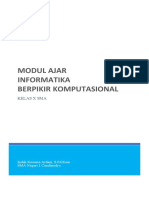 Modul Ajar Informatika 1 - Berpikir Komputasional