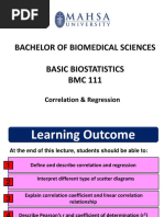 Lecture 7 - Correlation and Regression Batch 11