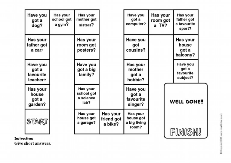 Have Got Board Game PDF