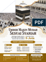 Putih Emas Promosi Paket Umrah Dan Haji Flyer