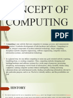 Concept of Computing