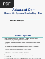 Chapter 10 - Operator Overloading - Part 1