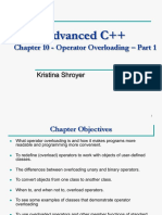 Chapter 10 - Operator Overloading - Part 1