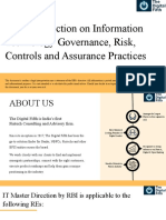 Master Direction Draft On Information Technology Governance Risk Controls
