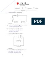 DC Circuits (Extra) (Ans)