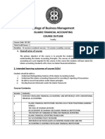 Course outline-ISF 201 Islamic Financial Accounting