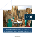A Gendered Assessment of The EELY Programme in Gilgit, Baltistan and Chitral