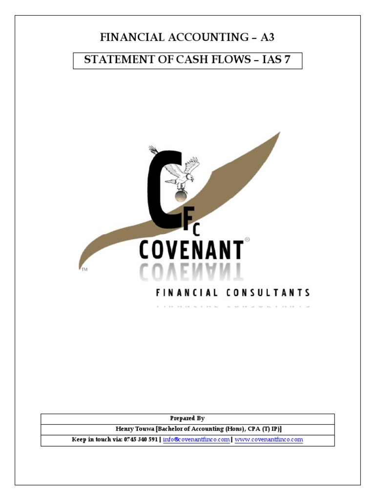 Statement of Cash Flows PDF Financial Accounting Book Value