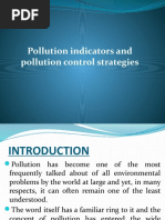 Pollution Indicators and Pollution Control Strategies