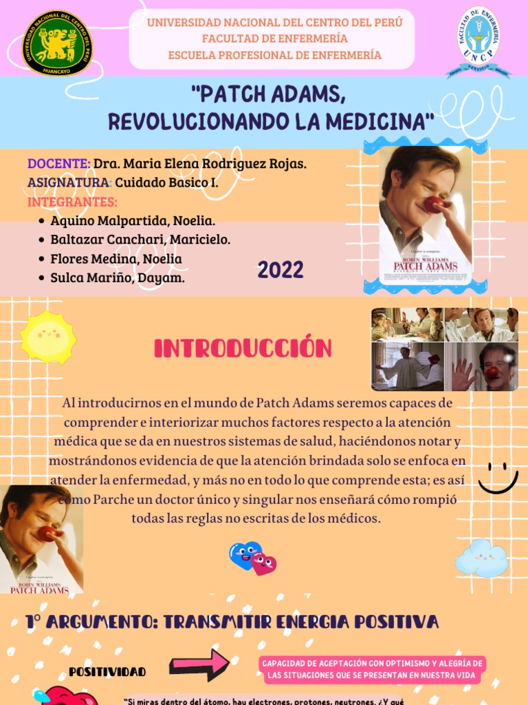 Patch Adams, Revolucionando La Atención Médica | PDF | Las emociones ...