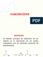 Función Éster